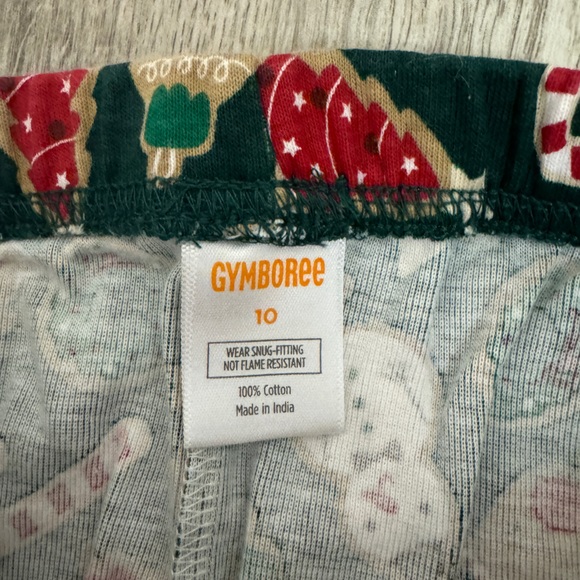 Gymboree boys gingerbread size 10 pajamas - Picture 4 of 5